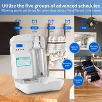 Diffuseur de parfum intelligent mural commercial 2026 pour hôtels, désodorisant électrique sans eau 400 ml en plastique pour usage domestique