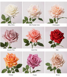 <span class=keywords><strong>Rose</strong></span> Bianche Artificiali per Decorazione, <span class=keywords><strong>Rose</strong></span> Finte a Lunga Durata, Fiori Artificiali all'Ingrosso - Product Image 5