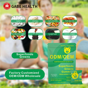 Gummies de superaliments verts à marque privée, avec épinards et fibres prébiotiques pour la santé digestive et intestinale, supplément OEM personnalisé - Product Image 4