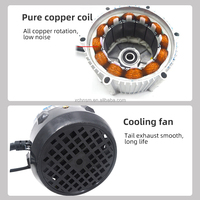 48v 60v 1500w DC Brushless 4000Rpm Puissance Moteur à ondes carrées pour Tricycle électrique Rickshaw Moteur d'essieu arrière