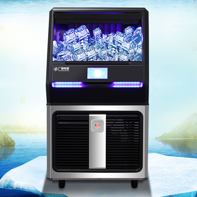 Diamond Ice Maker Refrigerator with Ice Maker Ice Cream Maker Portable