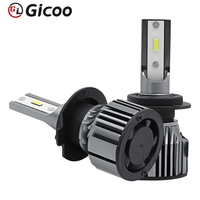 Bombillas LED para Faros Delanteros de Automóvil GICOO P5, 50 W, 12000 lm, 3000 K, IP68, Resistentes al Agua, Chip LED CSP para Audi A3, Golf, VW, H3, H11, H4, H7