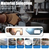 Service OEM, pièces de tôlerie CNC, pièces embouties, tôles d'acier découpées au laser disponibles, aluminium, acier inoxydable, acier à ressort, ISO