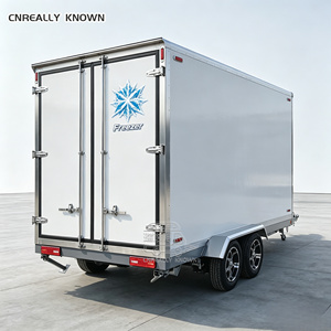 Remorque mobile frigorifique commerciale en acier inoxydable pour la restauration et le stockage à froid des boissons - Product Image 2