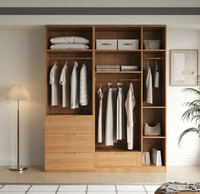 Fabricant de meubles de chambre à coucher modulaires sur mesure, armoires modernes pour enfants en bois massif, dressing avec tiroirs