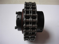 Accouplement limiteur de couple à arbre en acier rigide avec pignon de chaîne à rouleaux et embrayage de sécurité, coupleur de couple OEM 100 Nm 1000 tr/min