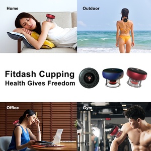 Fitdash طقم علاج ذكي بالحجامة كوب مضاد للسيلوليت كوب تدليك بالشفط الفراغي للذراع والبطن والساق - Product Image 6