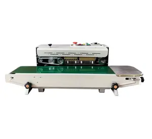 2021 China New Arrival FR900 Horizontal Band Sealing Machine Continuous Bag Sealer Heat Sealing Machine