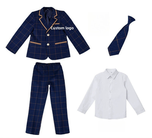 2025 personnalisable filles Style anglais uniforme scolaire nouveau costume <span class=keywords><strong>d</strong></span>'école primaire pour enfants avec Logo - Product Image 4