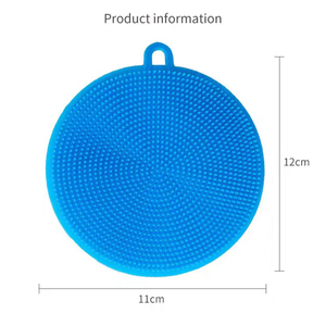 Vente directe usine – Brosse de nettoyage multifonctionnelle en silicone écologique personnalisée, chiffon à vaisselle pour la cuisine - Product Image 6