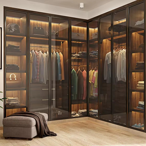 CBMmart personalizado salida de fábrica moda moderna diseño minimalista dormitorio puerta corredera <span class=keywords><strong>armario</strong></span> vestidor - Product Image 2