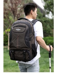 Jdx Feng Hiking Backpack 20-37L Waterproof Zipper Closure Unisex Outdoor Use Lightweight Canvas Material - Product Image 3