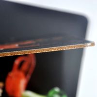 Napperon de Table personnalisé de haute qualité, en liège mdf, à dos, pour maison/Restaurant/hôtel, vente en gros, 4 pièces