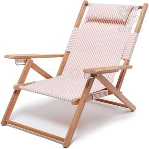 <span class=keywords><strong>Sedia</strong></span> a Sdraio Moderna in <span class=keywords><strong>Legno</strong></span> Pieghevole Regolabile per Campeggio, <span class=keywords><strong>Mare</strong></span>, Spiaggia e Piscina - Product Image 1