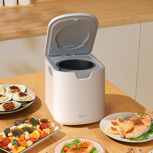 Compostador de Cocina Blanco para Interiores, Contenedor de Compost de 4L, Compostador Inteligente de Alimentos Eléctrico para Encimera, Eliminador de Desechos de Alimentos sin Olor - Product Image 4