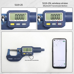 Micrómetro Exterior Digital SHAHE de 0.001 mm, 25-50 mm, con Función de Ajuste a Cero y ABS - Product Image 3