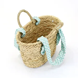 Уникальный дизайн, изысканный декор, оптовая продажа, Высококачественная пляжная сумка-корзина