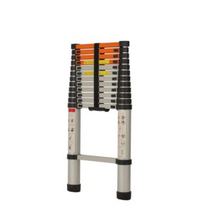 Échelle rétractable <span class=keywords><strong>pliable</strong></span> en aluminium en acier carbone de couleur rouge, noir, argent, 2 m, 2,6 m, 2,9 m, 3,2 m, 3,8 m, 4,1 m, 4,4 m, 4,8 m, 5 m, 6 m, 7 m, 8 m - Product Image 5