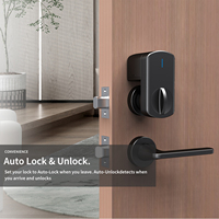 Serrure de porte intelligente Locstar Security Electronic Cerradura Inteligente, serrure à code numérique, serrure à pêne dormant numérique pour la sécurité à domicile