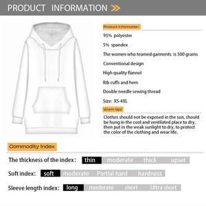 Женское платье-толстовка с капюшоном, голубое платье-толстовка из полиэстера с капюшоном и принтом флага Гватемалы, оптовая цена - Product Image 6