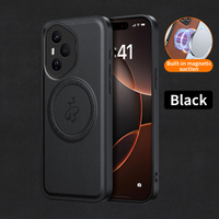 Coque de téléphone à support magnétique robuste pour Huawei Honor 400/400 Pro/400 Lite coque arrière en cuir PU