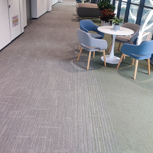 Tùy chỉnh chất lượng cao sang trọng hiện đại cắt đống văn phòng lồng vào nhau gạch Thảm nhà thương mại 50x50 Nylon khách sạn cho sàn văn phòng - Product Image 4