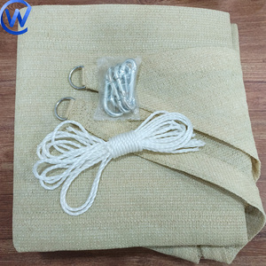 Voile d'ombrage pour <span class=keywords><strong>parking</strong></span> de voiture taille personnalisée voile d'ombrage PEHD auvent pour auvent de piscine Triangle d Ring voile d'ombrage - Product Image 2