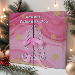 Kotak hadiah kalender kedatangan Natal 24 hari kemasan kosmetik kecil kotak misteri Natal untuk makanan ringan coklat - Product Image 2