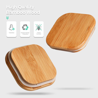 Bocaux en verre borosilicate IKOO carrés hermétiques avec couvercles en bambou pour céréales en vrac - Résistants au micro-ondes et au four