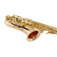 Professional Performance Brass Tenor Saxophone Woodwind Instrument Gold Lacquer Finish Adjustable BB Tone Bakelite Head CN TIA