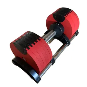 Großhandel Free Weight Round Weight lifting Hanteln Gym Gewichte Hanteln Verstellbare Hantel Set 20kg 40kg 24kg 32kg 90 Pfund