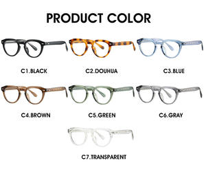 إطارات نظارات أنيقة بالجملة بتصميم عصري من مادة TR90 تحجب الضوء الأزرق، إطارات نظارات عالية الجودة للنساء والرجال - Product Image 4