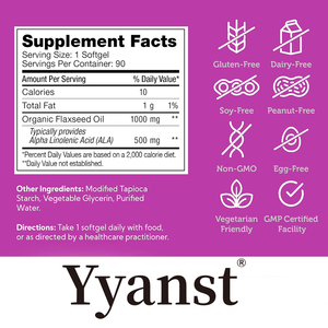 น้ำมันเมล็ดแฟลกซ์และ ALA คุณภาพสูง แบรนด์ส่วนตัว เสริมสร้างภูมิคุ้มกันและบำรุงสุขภาพหัวใจและหลอดเลือด - Product Image 5