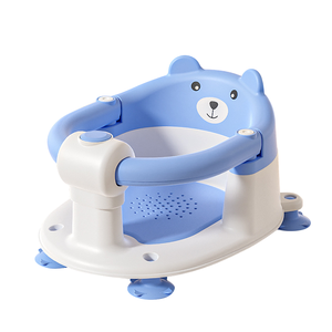Sedile da bagno per bambini Premium con superficie antiscivolo e schienale regolabile sicuro e confortevole per neonati e neonati - Product Image 2