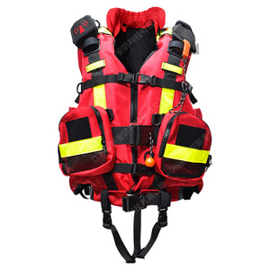 Chaleco Salvavidas Yasyan para Rescate Acuático, Alta Flotabilidad Profesional 190N, Collar Reforzado, Chaleco Azul Cielo para Bomberos - Product Image 2