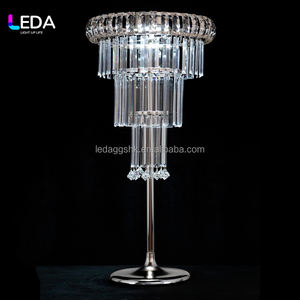 LEDA Promotion Exceptionnelle : Support Floral en Métal et Cristal pour Mariages et Événements – Centre de Table en Cristal pour Décoration d'Événements - Product Image 6