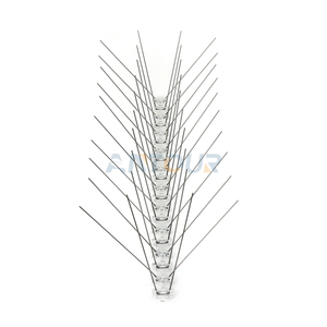 Piques <span class=keywords><strong>anti</strong></span>-oiseaux de 50 cm, base en PC, acier inoxydable, <span class=keywords><strong>anti</strong></span>-pigeons - Product Image 3