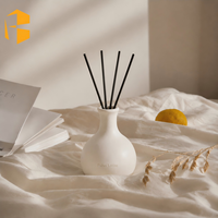 FUBEI LIVING Coffret Cadeau Diffuseur à Bâtonnets en Céramique avec Logo Personnalisé, Plusieurs Couleurs, Huile Parfumée, Bâtonnets Aromatiques, Diffuseur d'Arômes