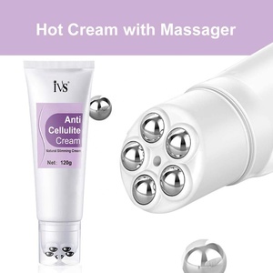 Private Label Roller Anti-Cellulite Hauts traffungs creme zur Gewichts reduktion, Body <span class=keywords><strong>Hot</strong></span> Cream Schlankheit creme Fett verbrennung - Product Image 2