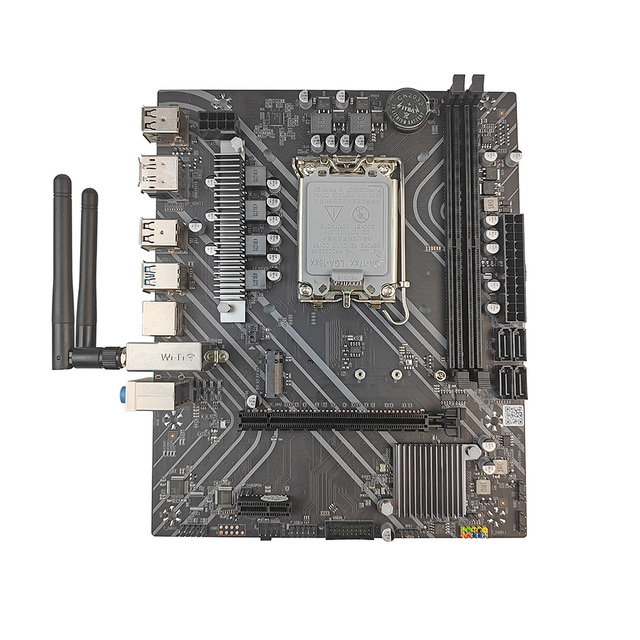 PCWINMAX Gaming H610 MATX Motherboard with WiFi DDR4 LGA 1700 Support 12th 13th 14th Gen Intel CPU M.2 PCIe 3.0