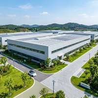 Entrepôt moderne personnalisé en structure acier lourde, usine préfabriquée OEM/ODM avec options de galerie à treillis et de quai