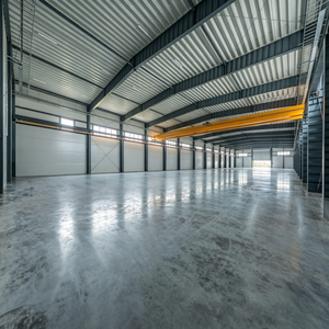 Entrepôt à structure métallique pour grand centre logistique, hangar préfabriqué à portée libre et haute hauteur - Product Image 4