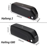 Baterai Ebike 36V 10Ah dengan Antarmuka USB, Indikator Baterai LED, Kunci Pengaman 4 PIN dan Pengisi Daya 2A Baterai 36V untuk Sepeda Listrik
