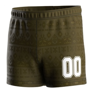 Impression de logo personnalisé, maillot de sport pour équipe de gym, maillot de rugby pour femmes, short de rugby avec poches - Product Image 1