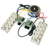 Atomiseur ultrasonique à 10 têtes en acier inoxydable, 6l/+ anneau, transformateur + plaque redresseur avec dissipateur thermique + 1 jeu