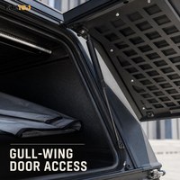 Capot de benne rigide verrouillable pour pick-up de voyage avec ventilation