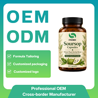 Capsules de Corossol Naturel, Complément Alimentaire Botanique, Capsules de Corossol Marque Privée, Usine OEM