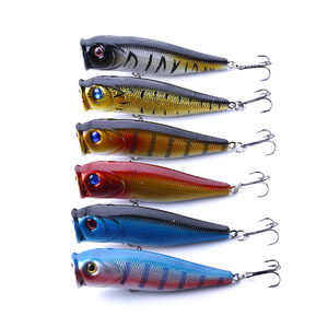 9CM 14G Best Seller queue flottante dur vairon artificiel plopping popper top eau leurre de pêche <span class=keywords><strong>pour</strong></span> la basse - Product Image 1