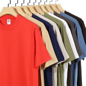 เสื้อยืดผู้ชาย 210GSM ผ้าฝ้าย 100% ทรงสตรีทแวร์ คอโอ แขนสั้น ทรงปกติ หนัก - Product Image 5