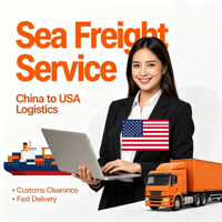 Suivi complet de la marchandise par fret maritime DDP Chine vers les États-Unis avec assistance 24h/24 et 7j/7 et assurance pour la surveillance des envois